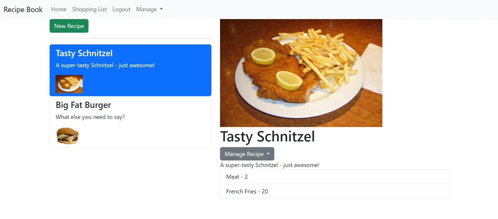 Food Store App - Angular
